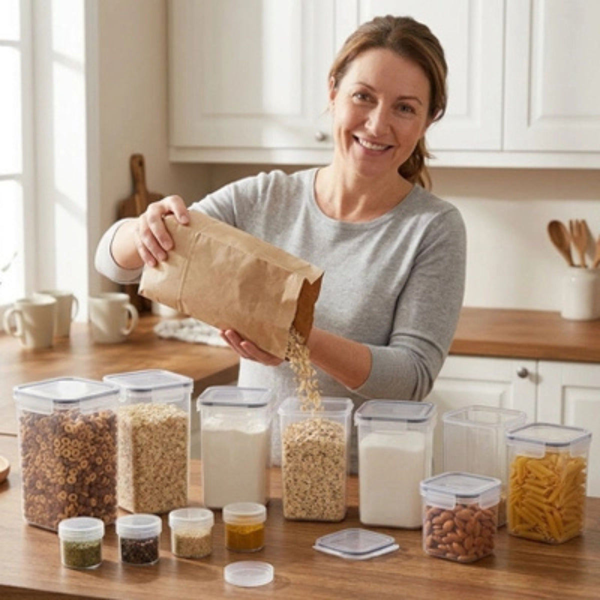 boite de conservation alimentaire douze pieces pratiques