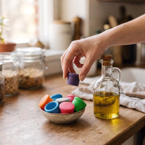 bouchon bouteille reseal huile