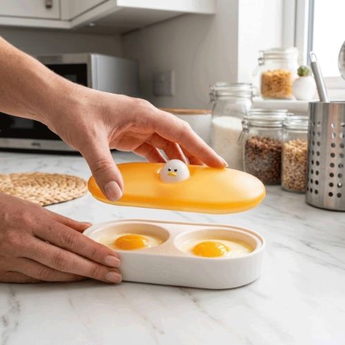 cuiseur a oeuf eggminute blanc