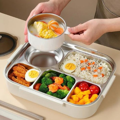 lunch box inoxilunch compartiments