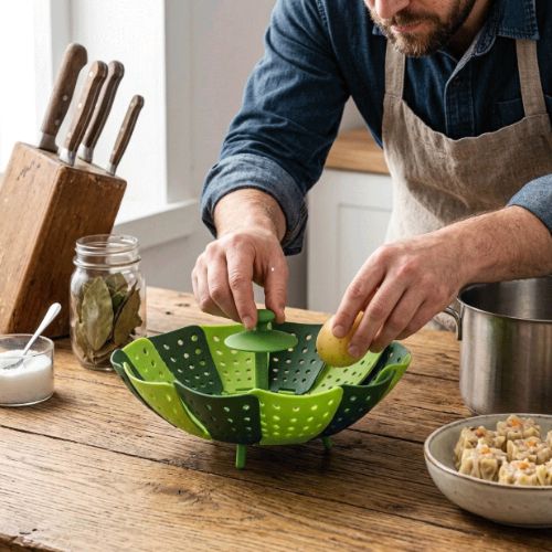 panier à vapeur vapofit pomme de terre