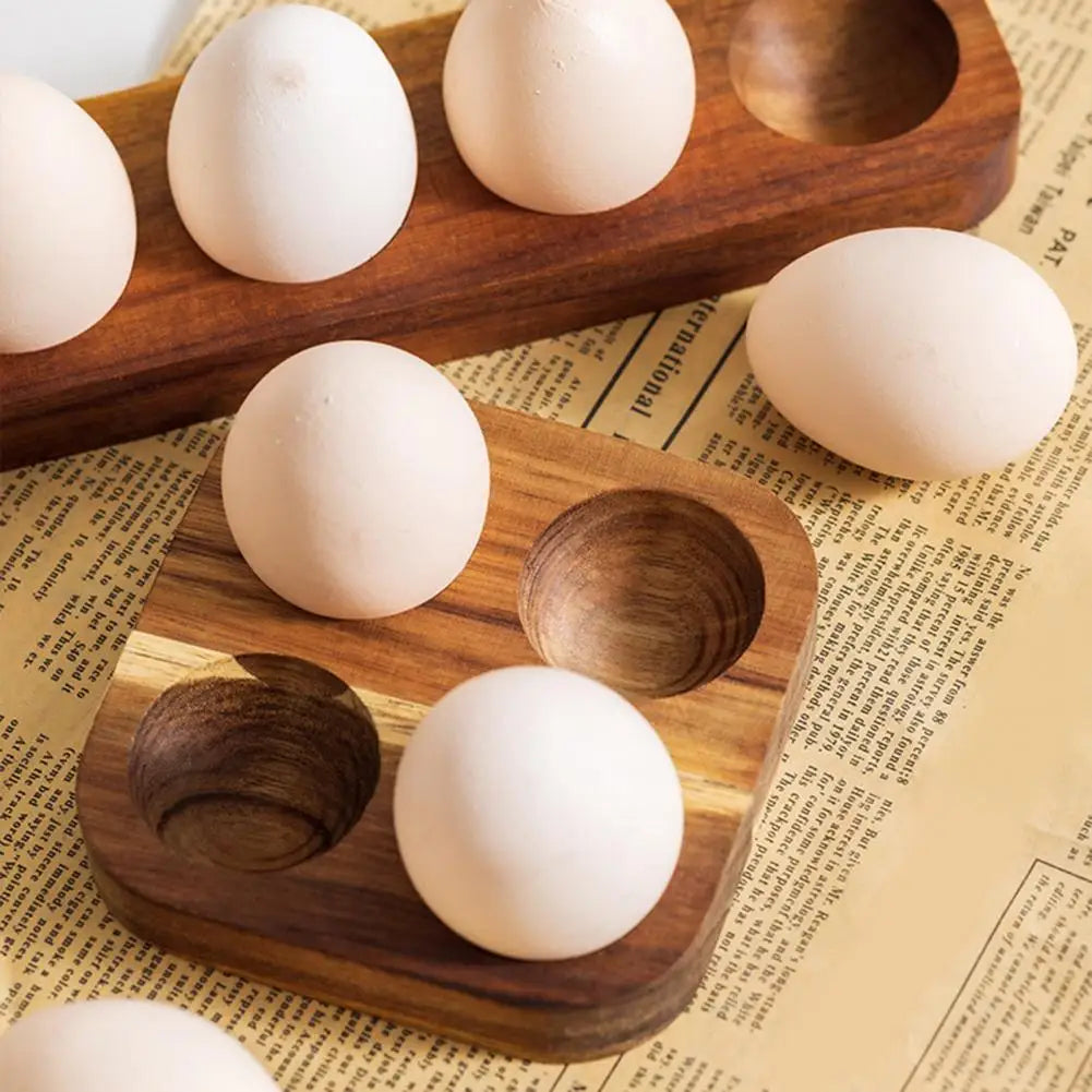 support a oeuf bois pratique