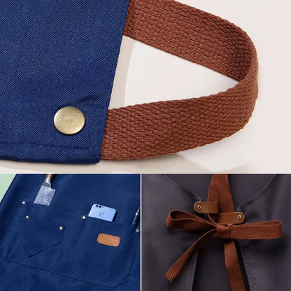 tablier de cuisine homme polyester details