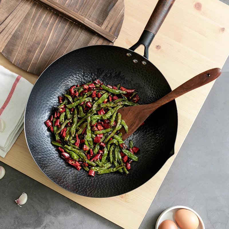 wok acier carbone cuisine saine