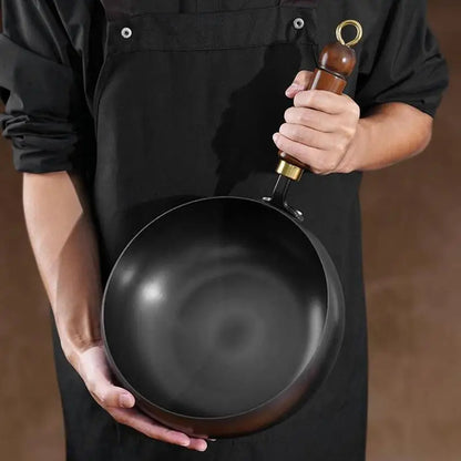 wok japonais fer forge qualite